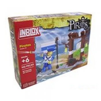 Blocos de montar Piratas 103 peças INBLOX Sortidos - ARK BRASIL - AKT3504
