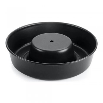 Forma Pudim Antiaderente Aluminio 26cm Preto